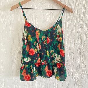 Urban Outfitters Kimchi Blue Floral Tank Top Size Small